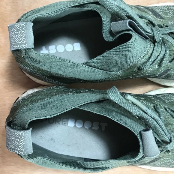 Adidas Men’s Pureboost RBL Rebel Green Running Shoes CM8312 Size 12.5 - Picture 8 of 9